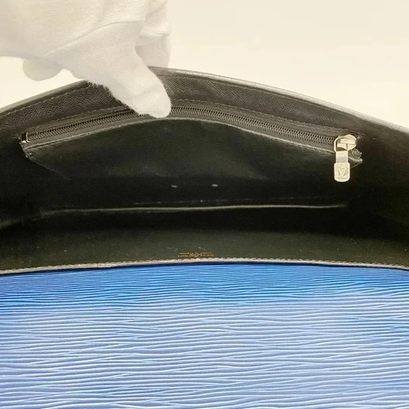 Authentic Louis Vuitton Epi Blue leather Porte documents briefcase unisex - Picture 5 of 12